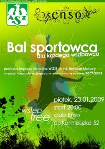 Bal Sportowca WSZiB