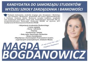 Wybory Przewodniczącego Samorządu Uczelnianego WSZiB