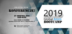 Zaproszenie na konferencję Global Azure Bootcamp w WSZiB