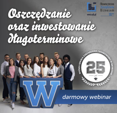 Oszczędzanie oraz inwestowanie długoterminowe – webinar