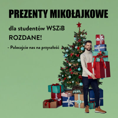 Prezenty mikołajkowe dla studentów WSZiB!