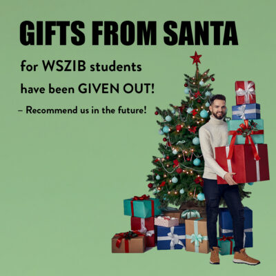 Santa has gifts for WSZiB students!