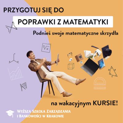Wakacyjny KURS przygotowujący do poprawy matury z MATEMATYKI!