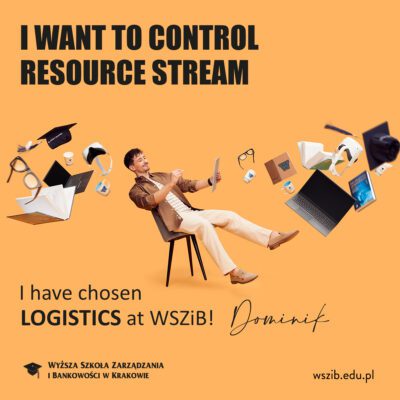 Dominik has chosen LOGISTICS at WSZiB!