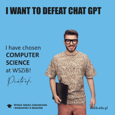 Piotrek has chosen COMPUTER SCIENCE at WSZiB!