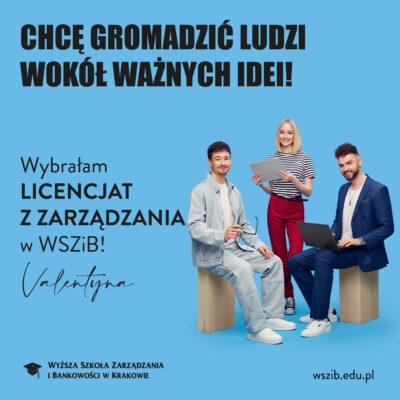 Valentyna, wybrała LICENCJAT Z ZARZĄDZANIA w WSZiB!