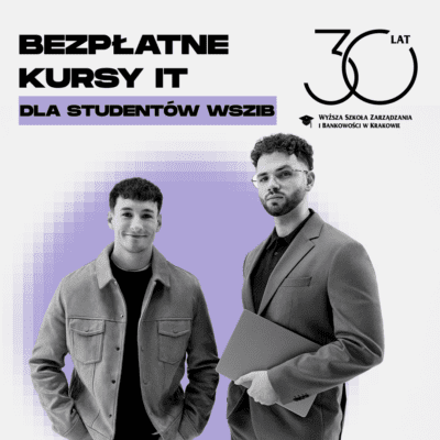 Bezpłatne kursy IT dla studentów WSZiB