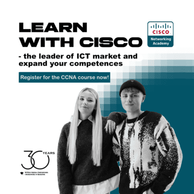 Sign up for the Cisco CCNA course!