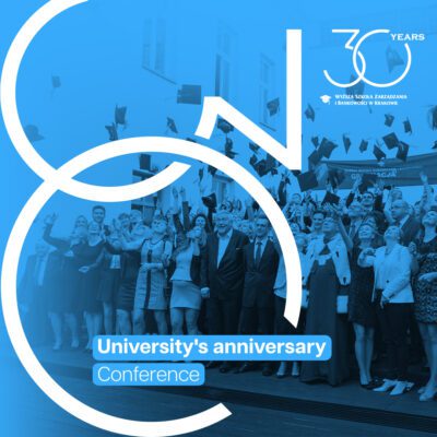 University’s Anniversary – we’re inviting you to a conference „Economy 5.0”