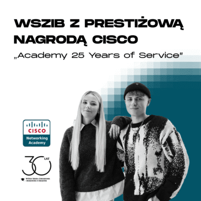 WSZiB z nagrodą CISCO „Academy 25 Years of Service” !