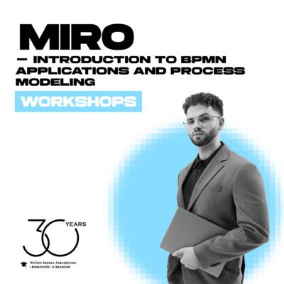 WSZiB students at the MIRO and modeling of BPMN processes workshops