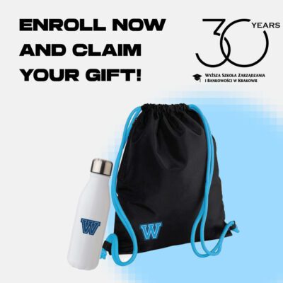 Sign up for studies and receive a gift from WSZiB!